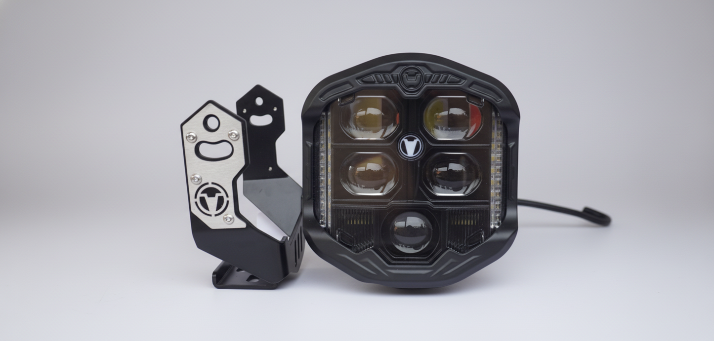 HJG Gods Eye Aux Light Headlight
For Bike Car SUVs