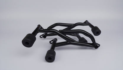 Bajaj N250 / F250 / N160 Crash Guard | Engine Guard with Frame Slider (Red & Black)