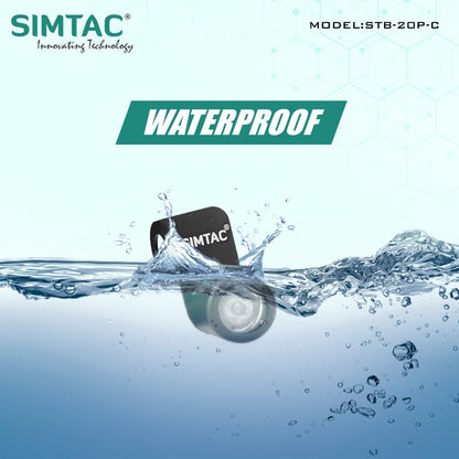 SIMTAC Strobe Lights Kit for Bikes – Waterproof 20-Pattern Flashing Lamp | Plug N Play, Long-Range Visibility, 12 Months Warranty