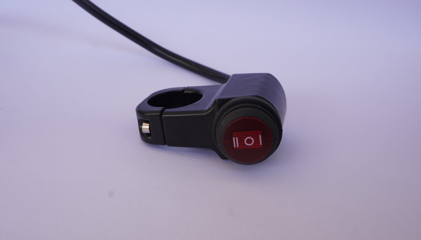 Universal Metallic CNC 12v Switch for motorcycle bike scooty scooter